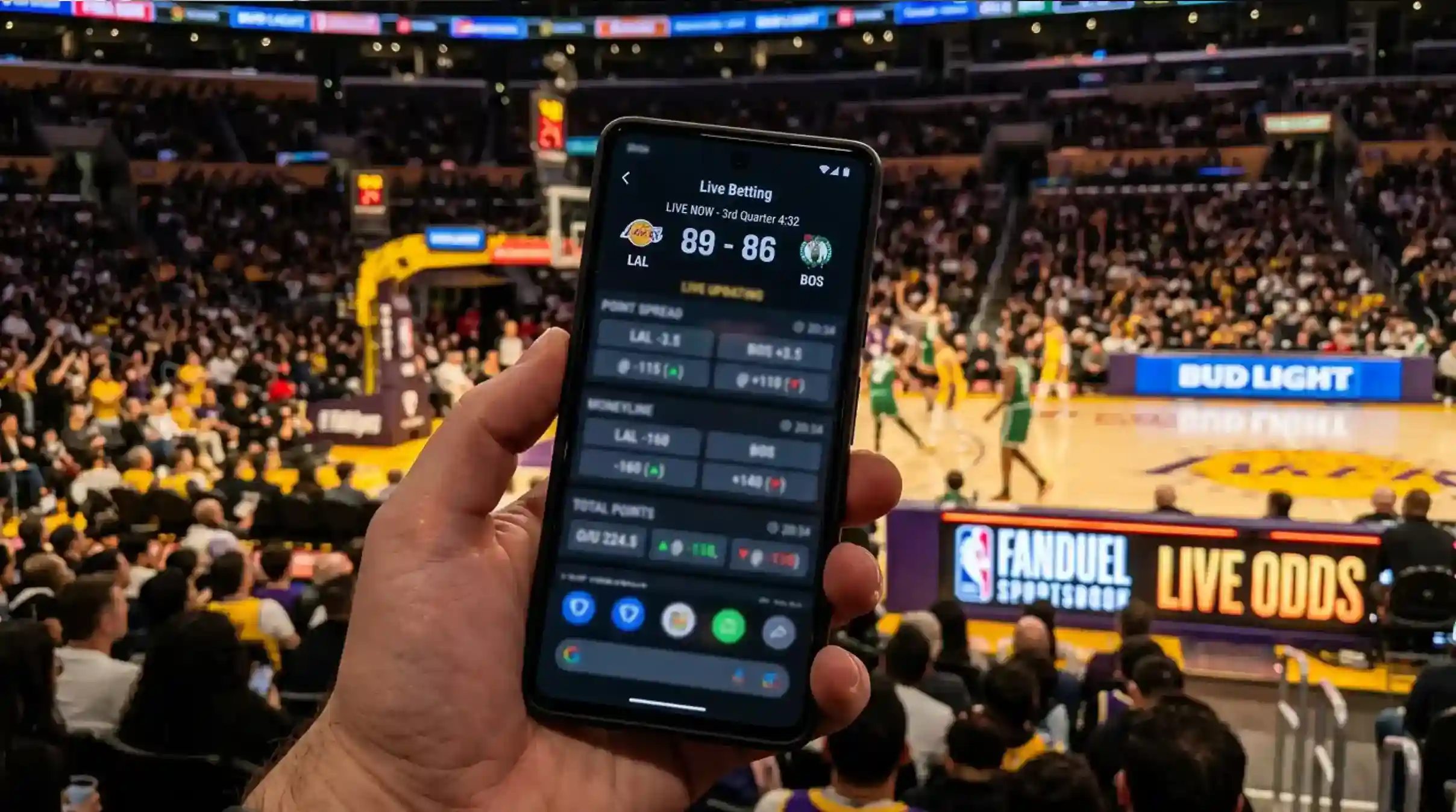 Apostas ao vivo na NBA com odds em tempo real e micro-betting